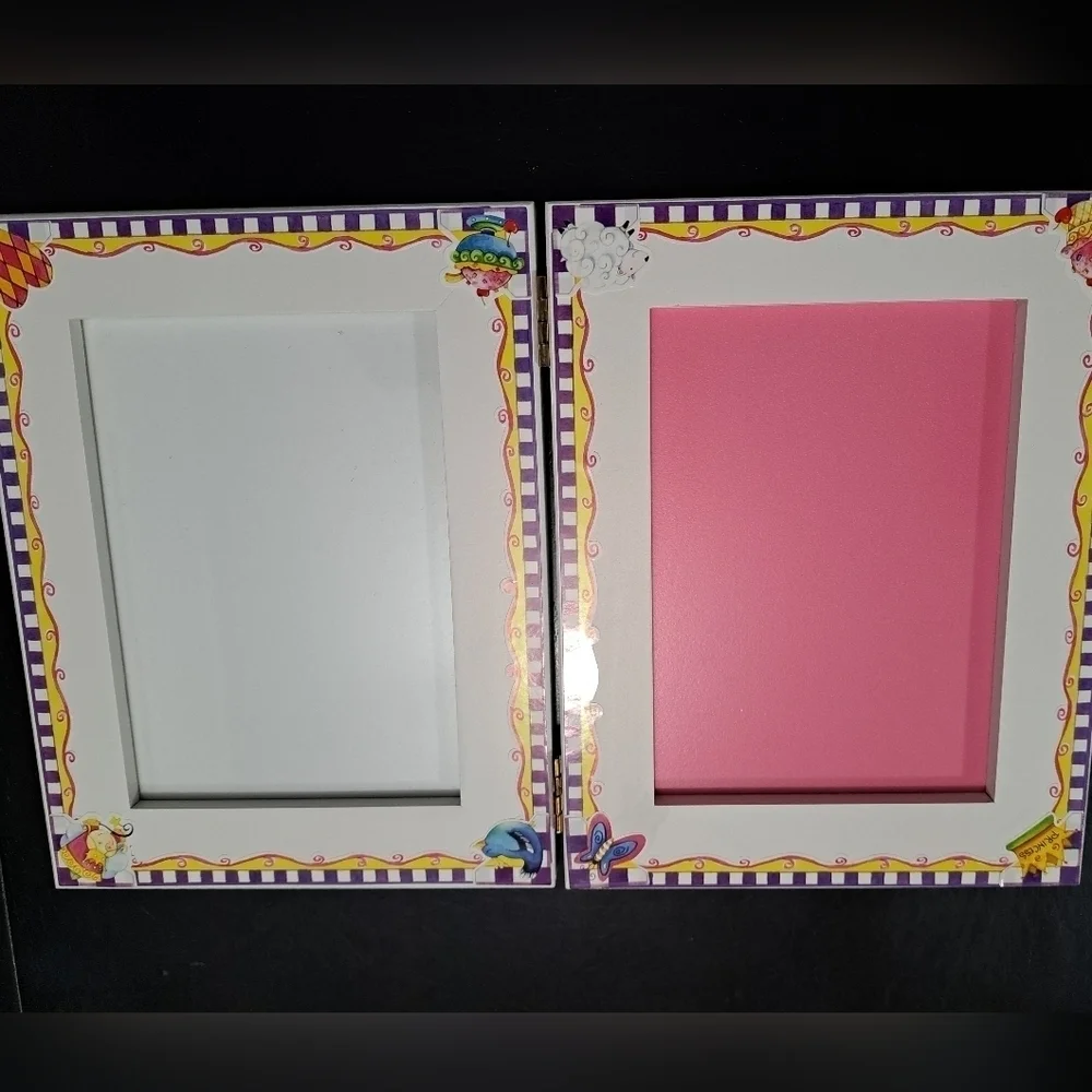 NIB Milestones Handprint Photo Frame Fits 5x7 Photo